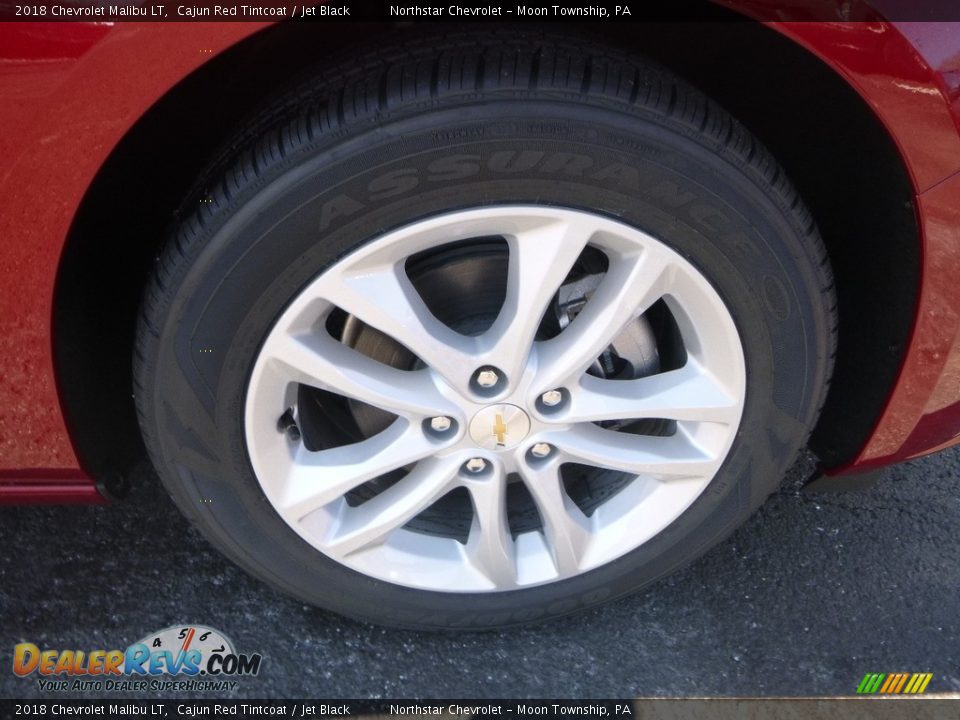 2018 Chevrolet Malibu LT Cajun Red Tintcoat / Jet Black Photo #9