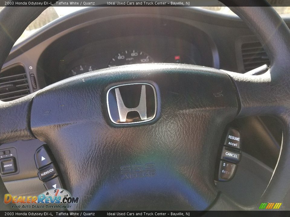 2003 Honda Odyssey EX-L Taffeta White / Quartz Photo #17