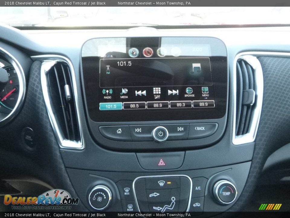 2018 Chevrolet Malibu LT Cajun Red Tintcoat / Jet Black Photo #18