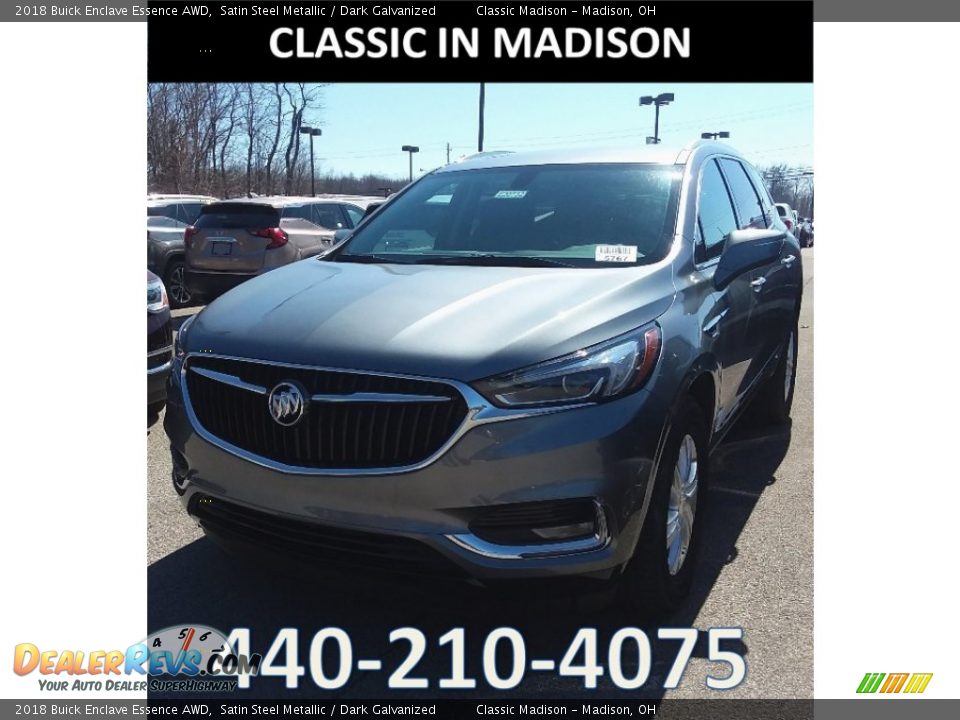 2018 Buick Enclave Essence AWD Satin Steel Metallic / Dark Galvanized Photo #1