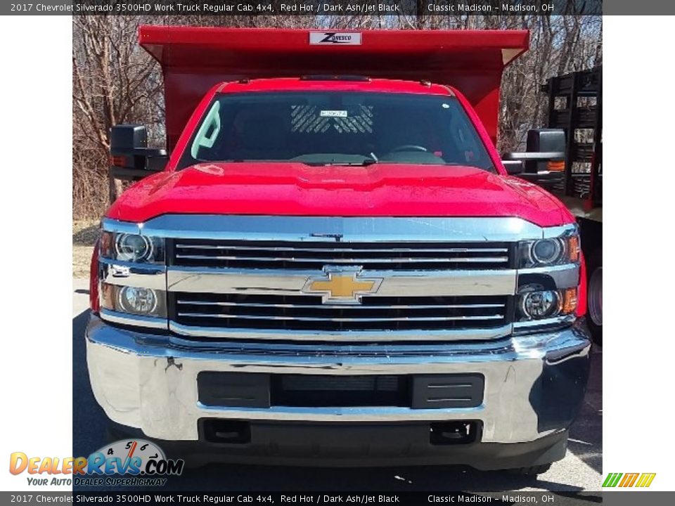 2017 Chevrolet Silverado 3500HD Work Truck Regular Cab 4x4 Red Hot / Dark Ash/Jet Black Photo #2