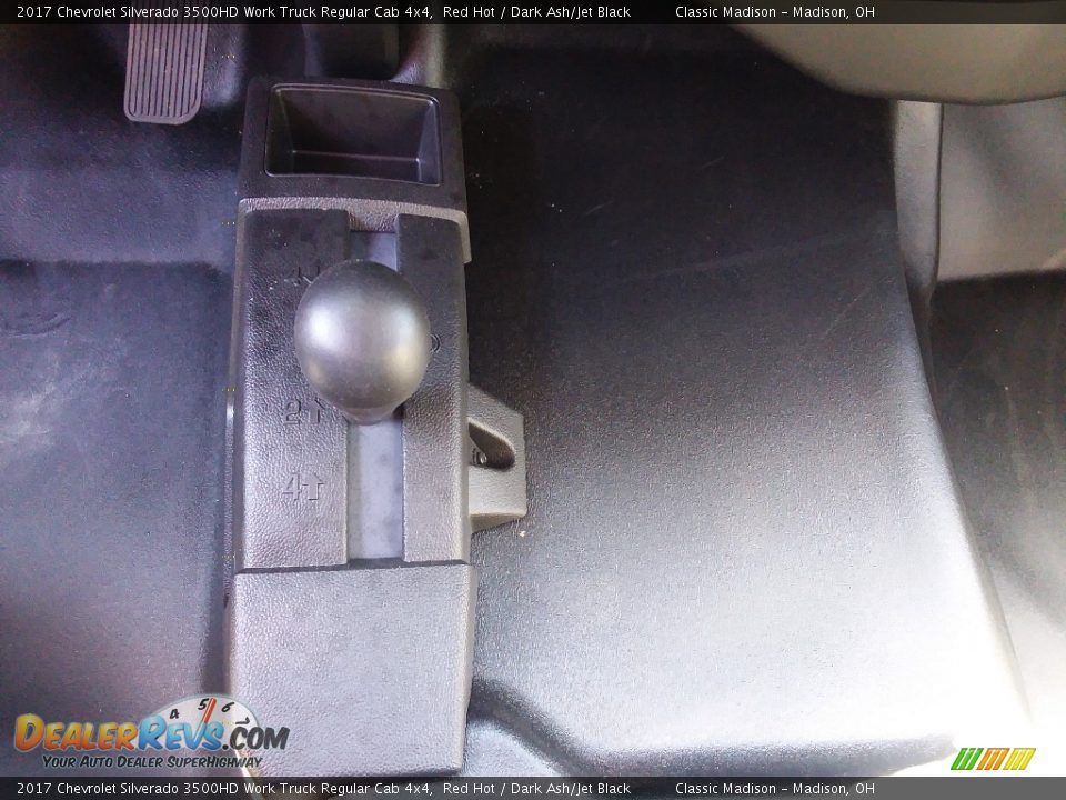 2017 Chevrolet Silverado 3500HD Work Truck Regular Cab 4x4 Red Hot / Dark Ash/Jet Black Photo #8