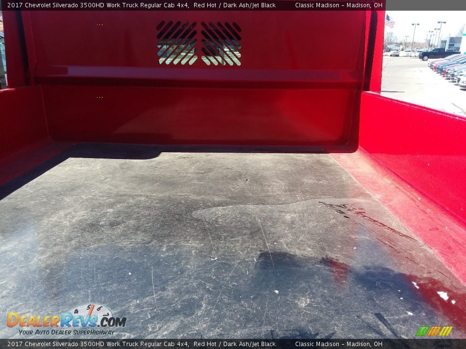 2017 Chevrolet Silverado 3500HD Work Truck Regular Cab 4x4 Red Hot / Dark Ash/Jet Black Photo #11