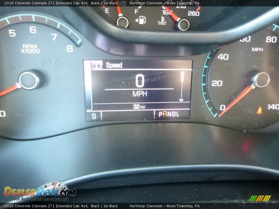 2018 Chevrolet Colorado Z71 Extended Cab 4x4 Gauges Photo #19