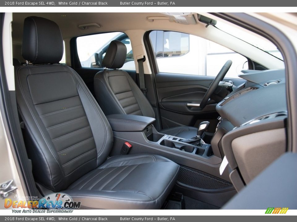 2018 Ford Escape SEL 4WD White Gold / Charcoal Black Photo #8