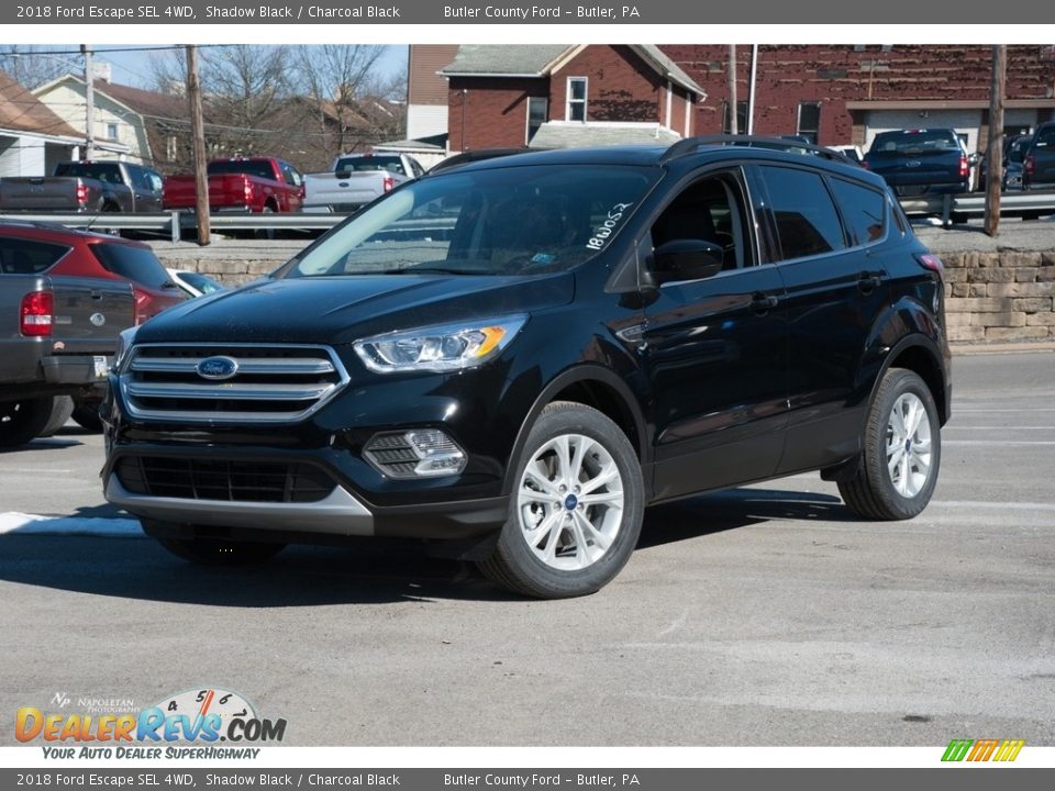 2018 Ford Escape SEL 4WD Shadow Black / Charcoal Black Photo #1