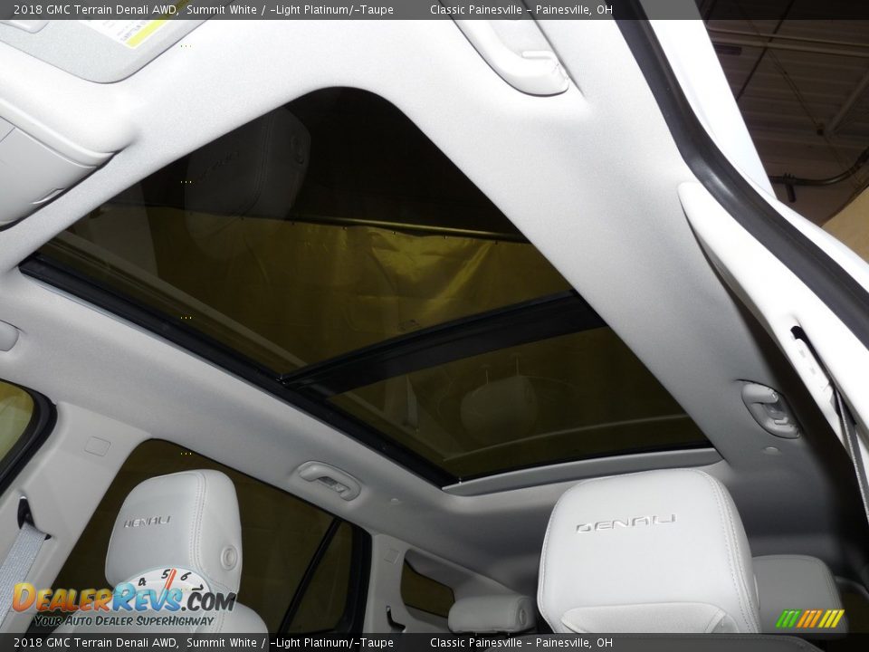 2018 GMC Terrain Denali AWD Summit White / ­Light Platinum/­Taupe Photo #6