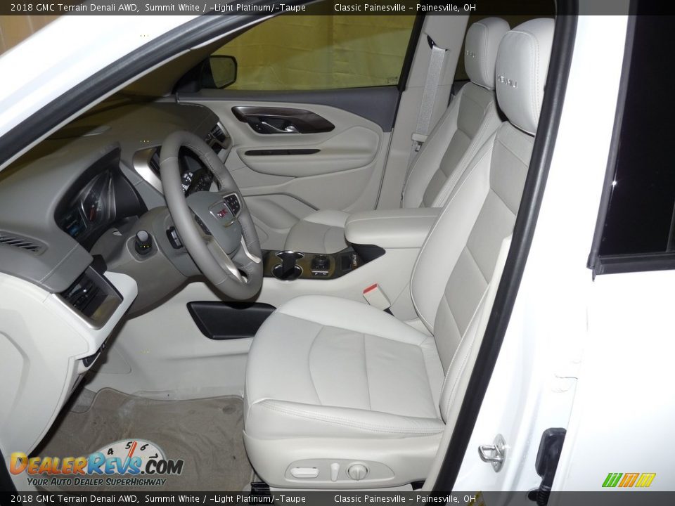 2018 GMC Terrain Denali AWD Summit White / ­Light Platinum/­Taupe Photo #7