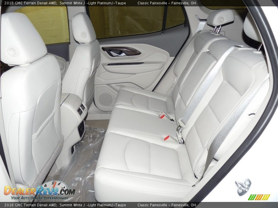 2018 GMC Terrain Denali AWD Summit White / ­Light Platinum/­Taupe Photo #8