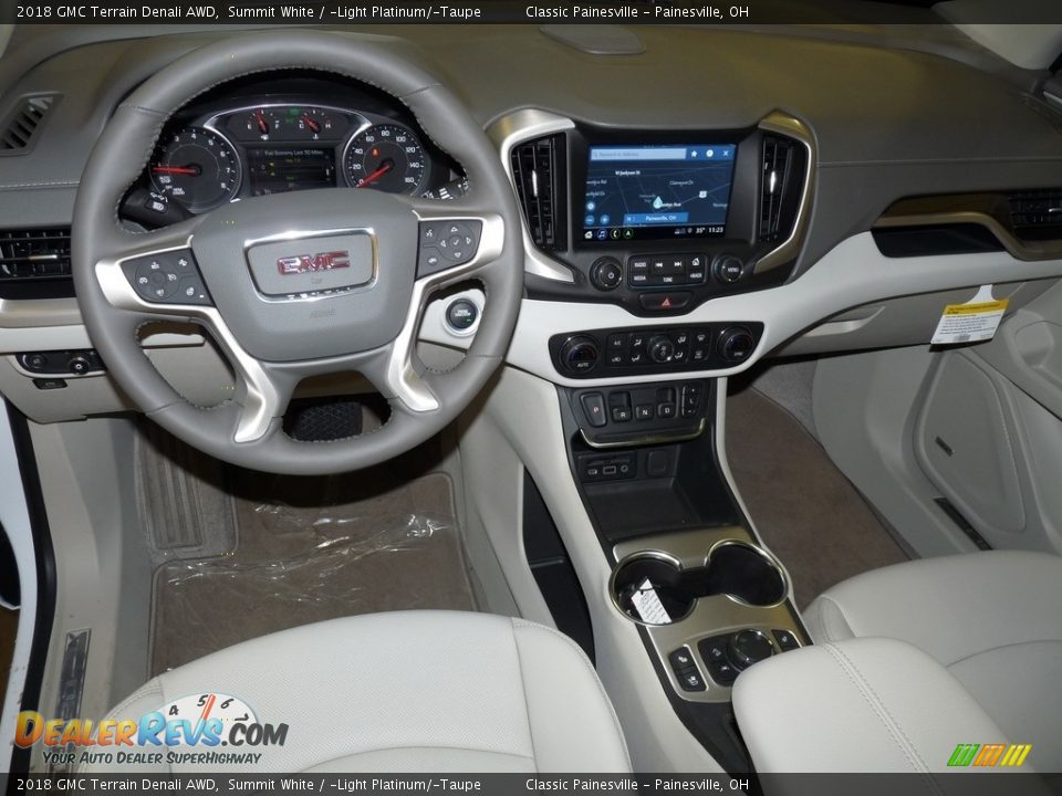 2018 GMC Terrain Denali AWD Summit White / ­Light Platinum/­Taupe Photo #9