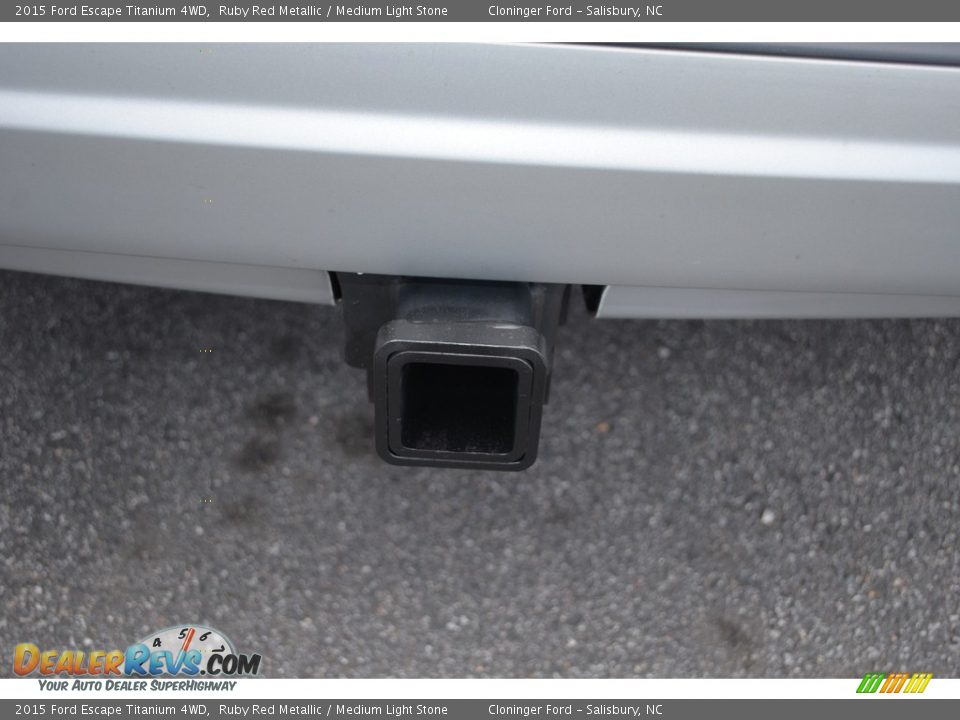 2015 Ford Escape Titanium 4WD Ruby Red Metallic / Medium Light Stone Photo #7