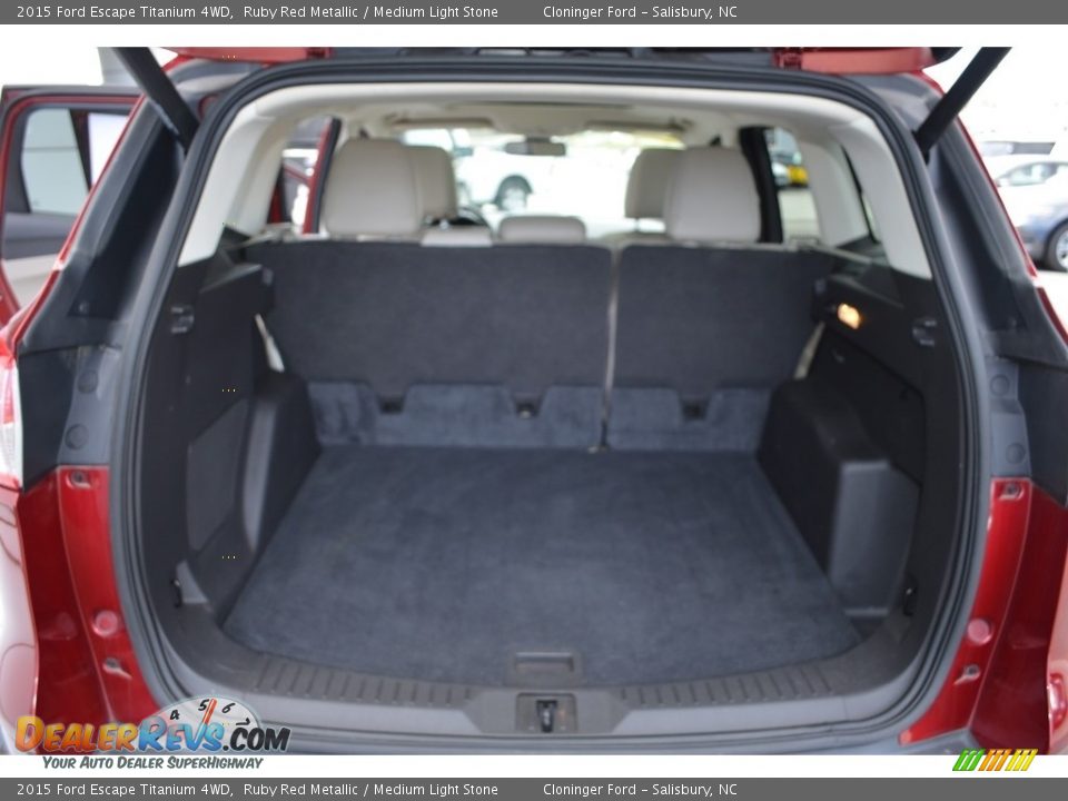 2015 Ford Escape Titanium 4WD Ruby Red Metallic / Medium Light Stone Photo #13