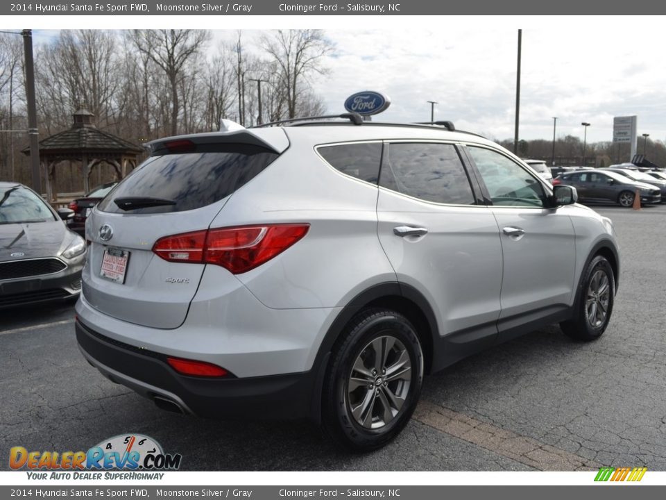 2014 Hyundai Santa Fe Sport FWD Moonstone Silver / Gray Photo #3