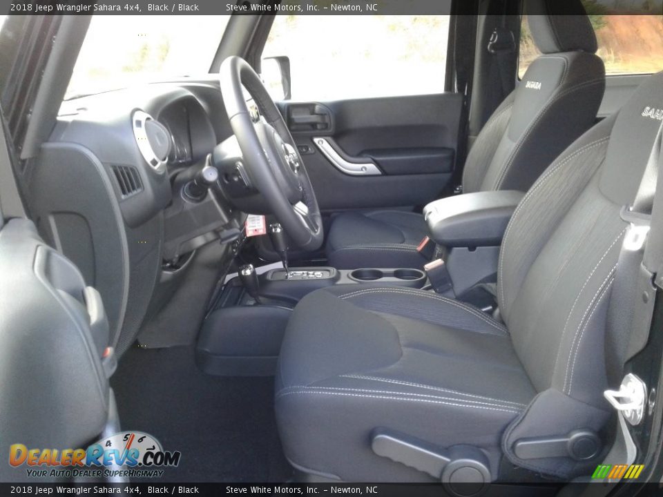 2018 Jeep Wrangler Sahara 4x4 Black / Black Photo #10