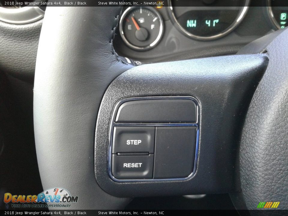 2018 Jeep Wrangler Sahara 4x4 Black / Black Photo #16
