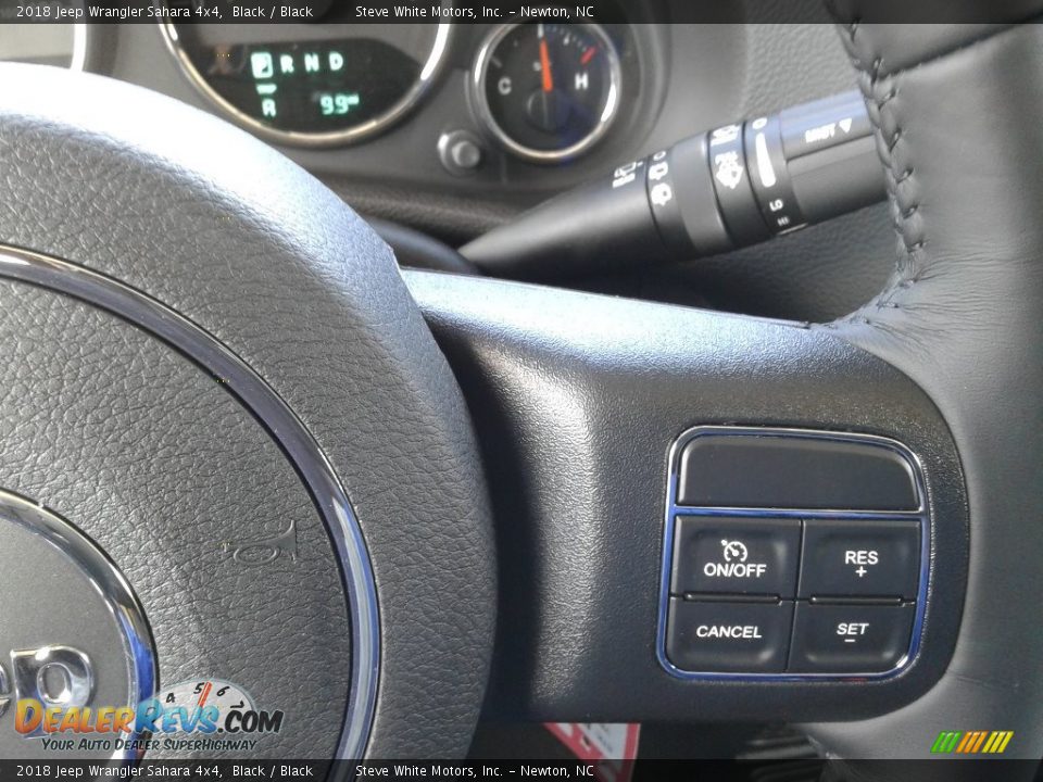 2018 Jeep Wrangler Sahara 4x4 Black / Black Photo #17