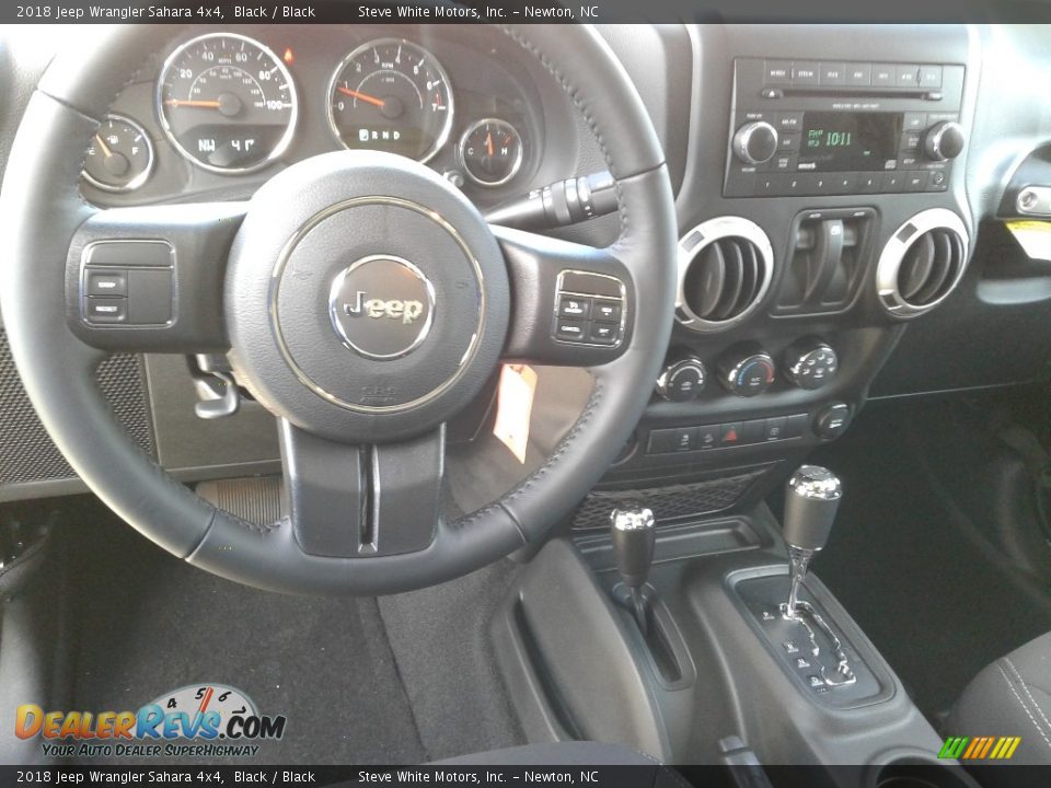 2018 Jeep Wrangler Sahara 4x4 Black / Black Photo #22