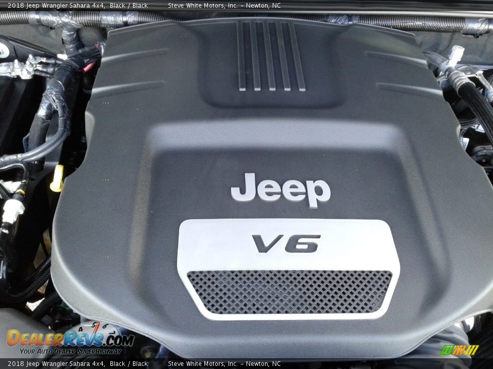 2018 Jeep Wrangler Sahara 4x4 Black / Black Photo #25