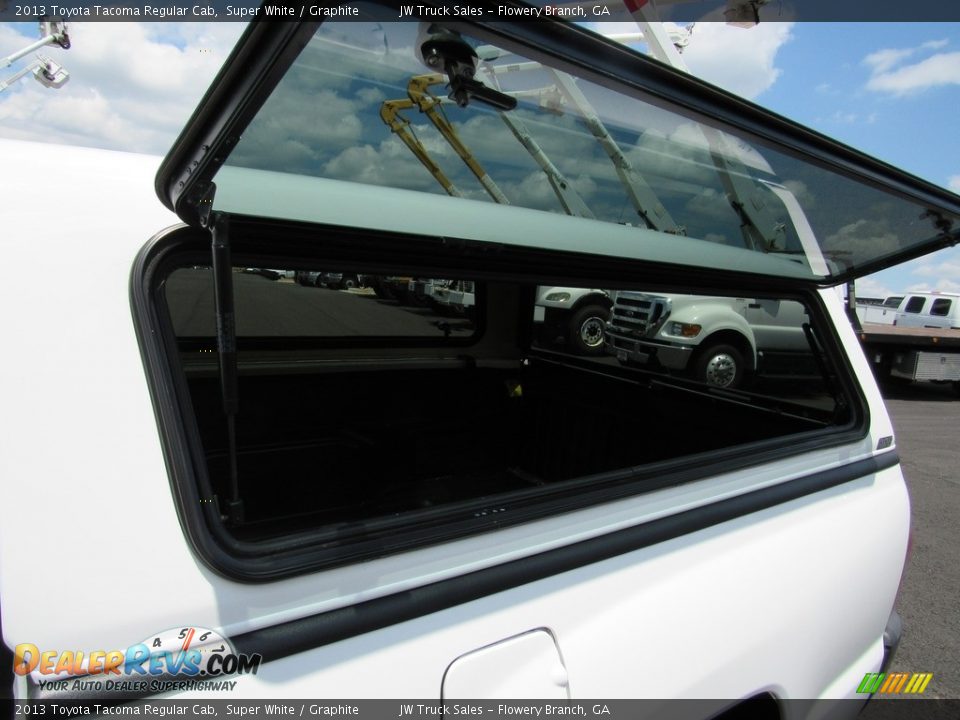 2013 Toyota Tacoma Regular Cab Super White / Graphite Photo #11