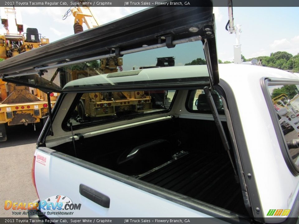 2013 Toyota Tacoma Regular Cab Super White / Graphite Photo #14