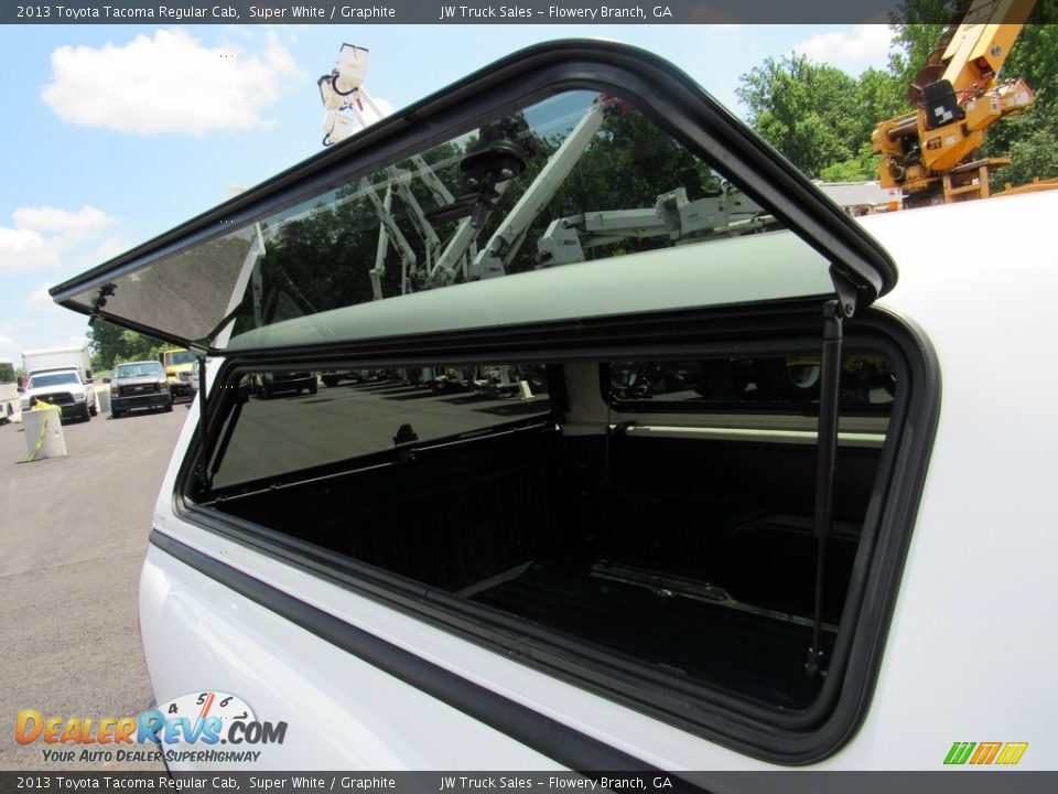 2013 Toyota Tacoma Regular Cab Super White / Graphite Photo #16