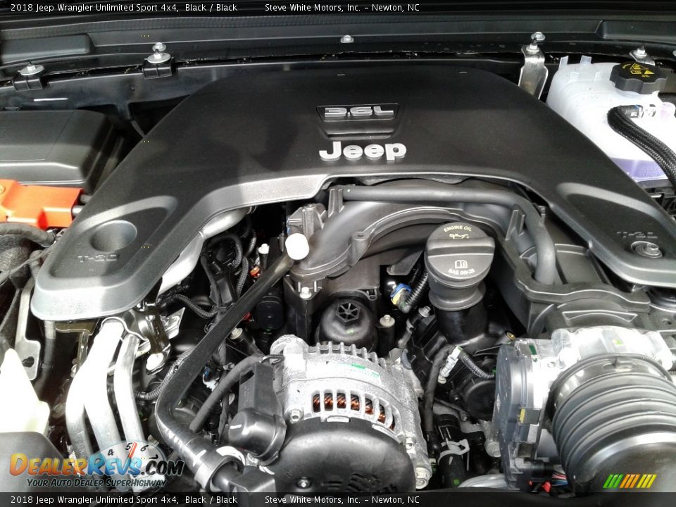 2018 Jeep Wrangler Unlimited Sport 4x4 3.6 Liter DOHC 24-Valve VVT V6 Engine Photo #27