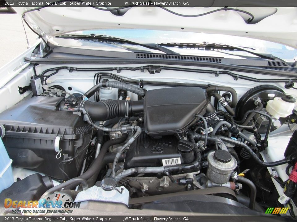 2013 Toyota Tacoma Regular Cab Super White / Graphite Photo #29