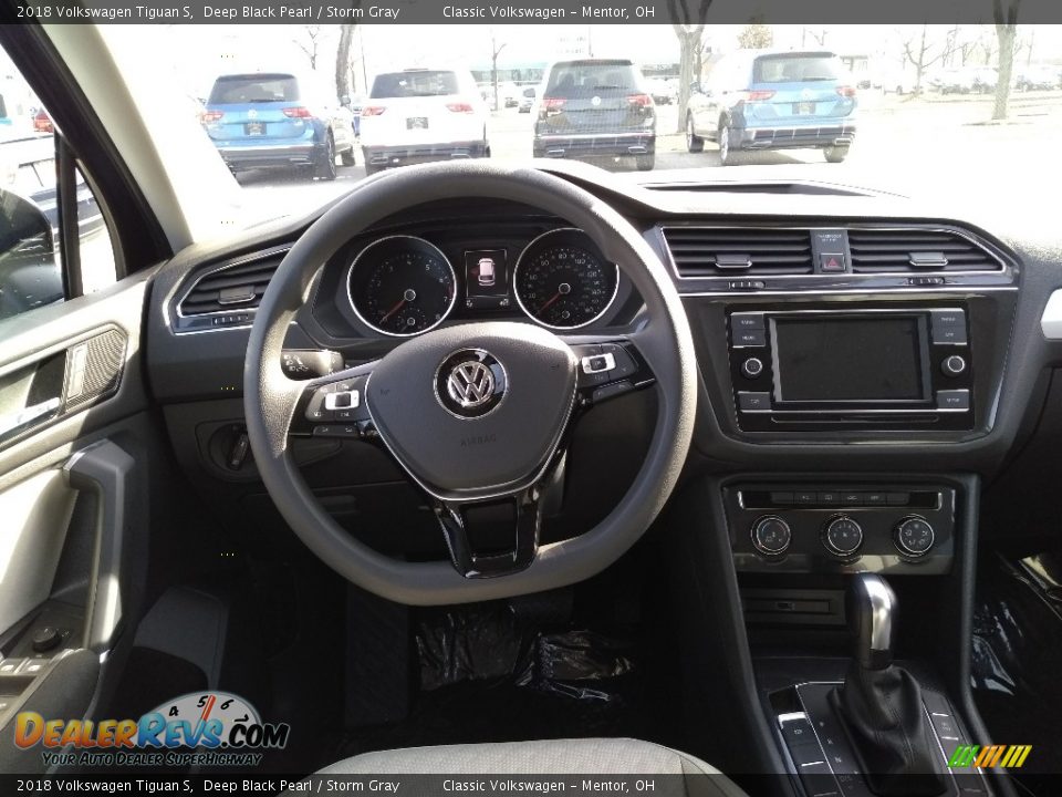 2018 Volkswagen Tiguan S Deep Black Pearl / Storm Gray Photo #4