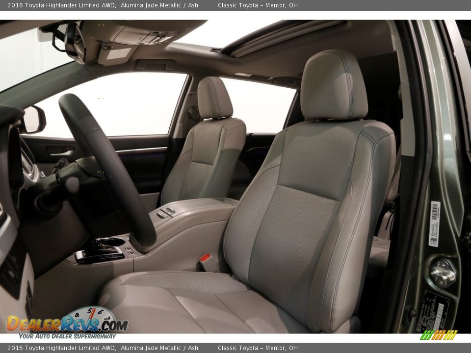 2016 Toyota Highlander Limited AWD Alumina Jade Metallic / Ash Photo #6