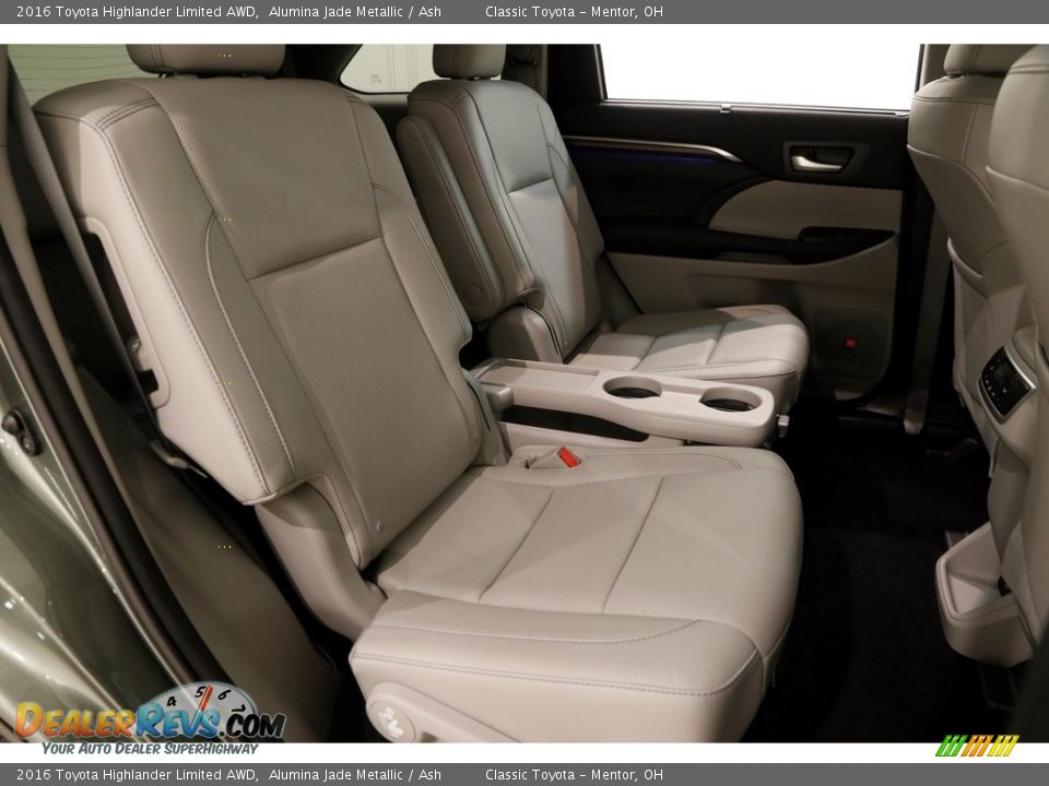 2016 Toyota Highlander Limited AWD Alumina Jade Metallic / Ash Photo #20