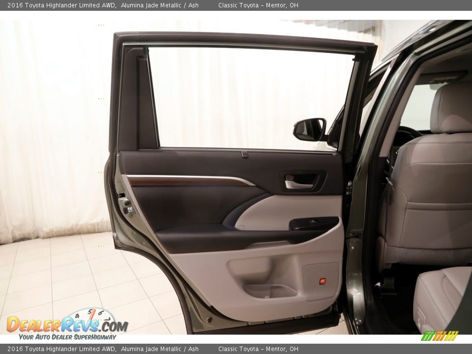 2016 Toyota Highlander Limited AWD Alumina Jade Metallic / Ash Photo #21