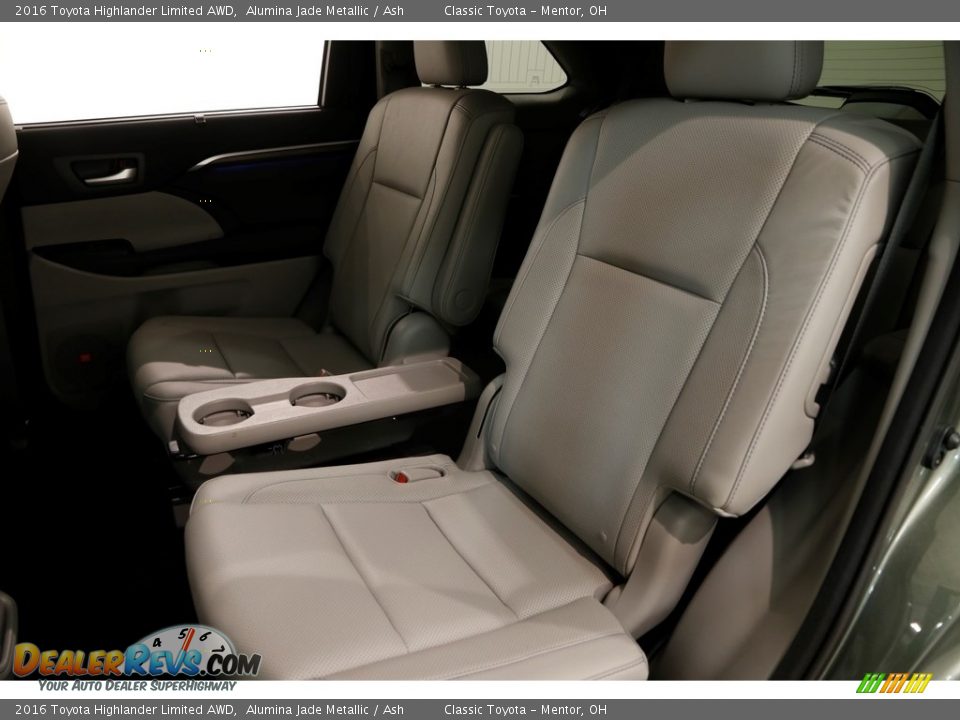 2016 Toyota Highlander Limited AWD Alumina Jade Metallic / Ash Photo #23