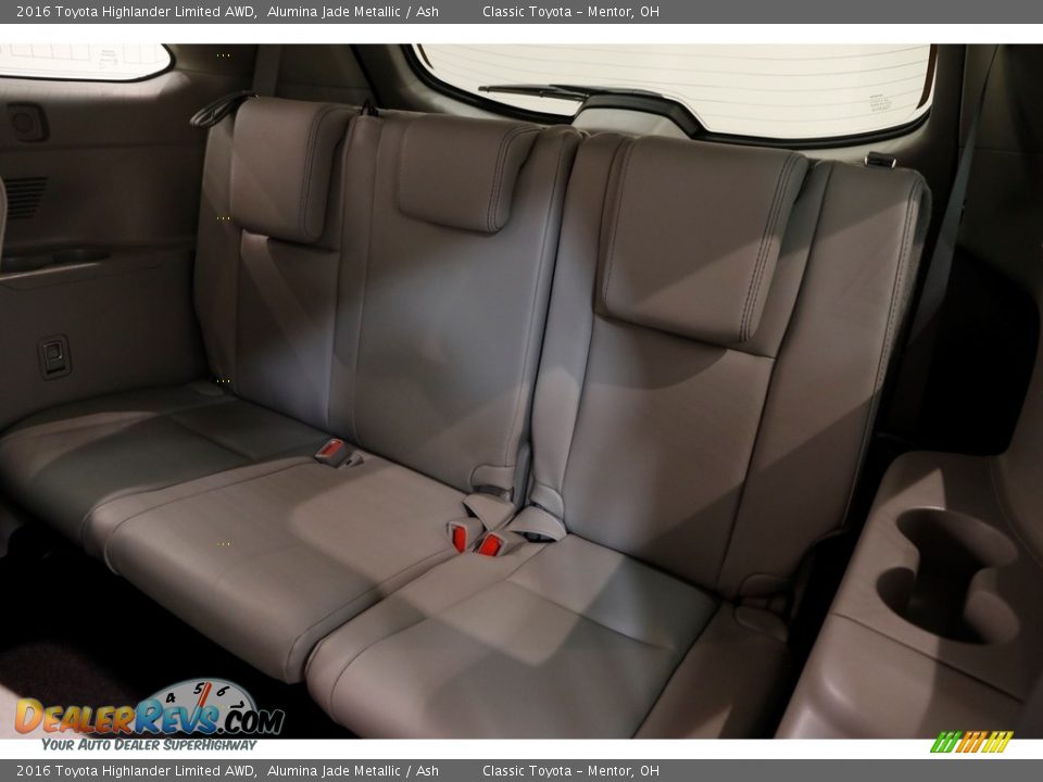 2016 Toyota Highlander Limited AWD Alumina Jade Metallic / Ash Photo #25