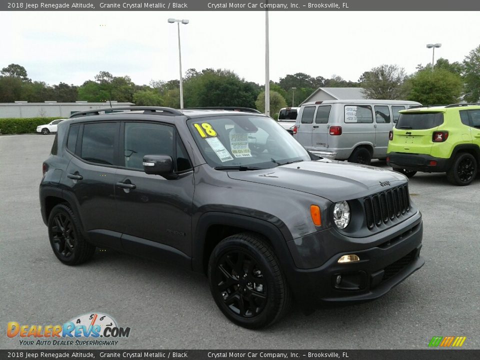 2018 Jeep Renegade Altitude Granite Crystal Metallic / Black Photo #7