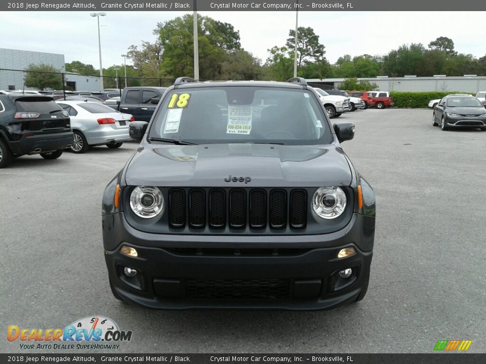 2018 Jeep Renegade Altitude Granite Crystal Metallic / Black Photo #8