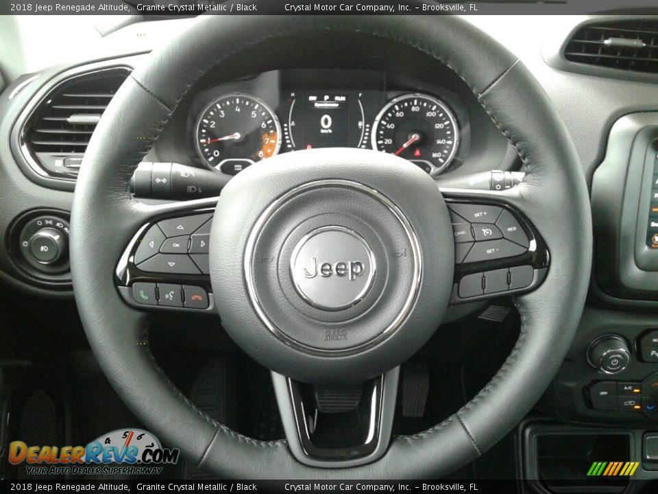 2018 Jeep Renegade Altitude Granite Crystal Metallic / Black Photo #14