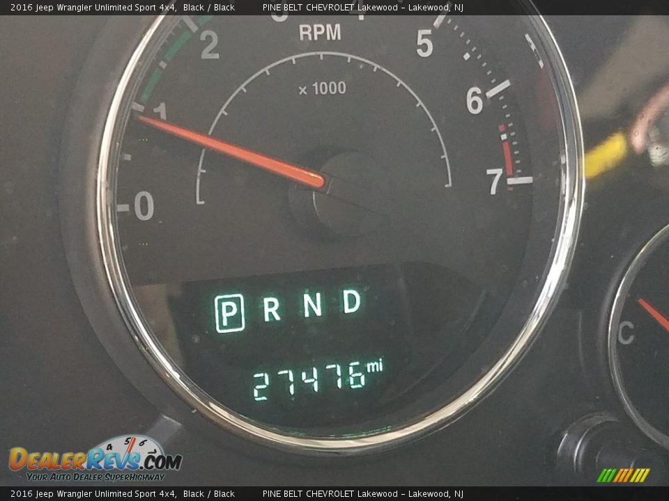 2016 Jeep Wrangler Unlimited Sport 4x4 Black / Black Photo #5
