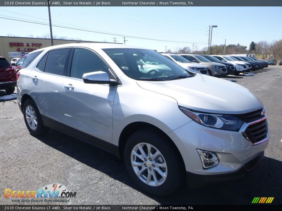 2018 Chevrolet Equinox LT AWD Silver Ice Metallic / Jet Black Photo #7