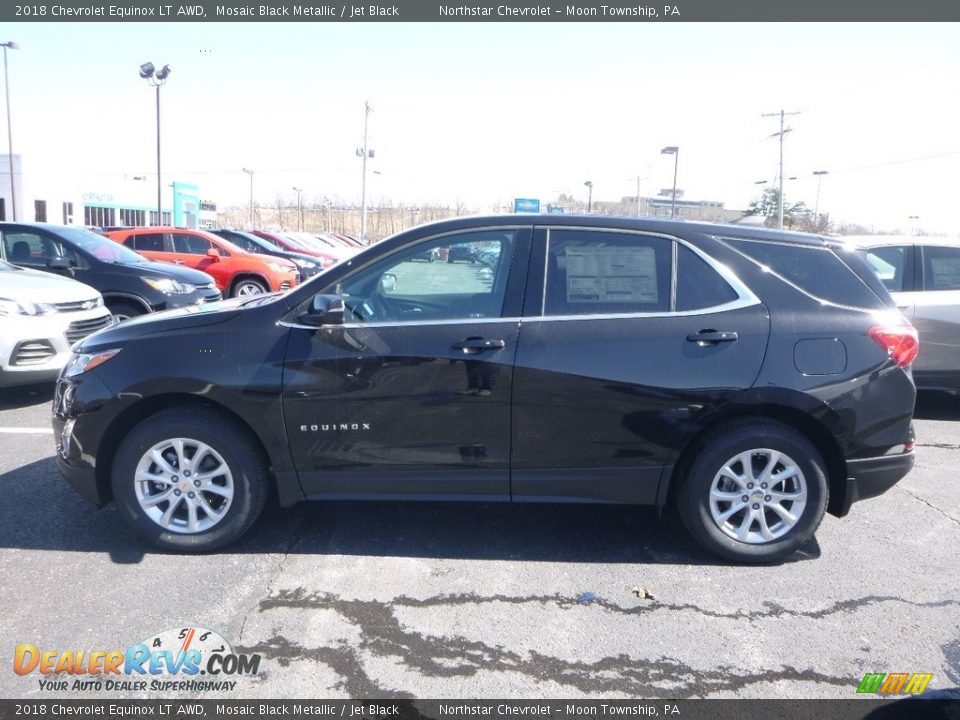 2018 Chevrolet Equinox LT AWD Mosaic Black Metallic / Jet Black Photo #2