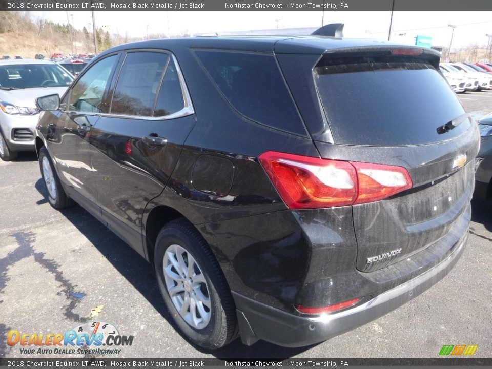 2018 Chevrolet Equinox LT AWD Mosaic Black Metallic / Jet Black Photo #3