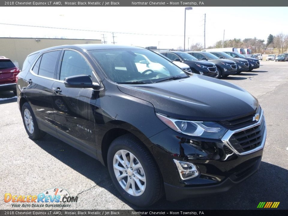 2018 Chevrolet Equinox LT AWD Mosaic Black Metallic / Jet Black Photo #6