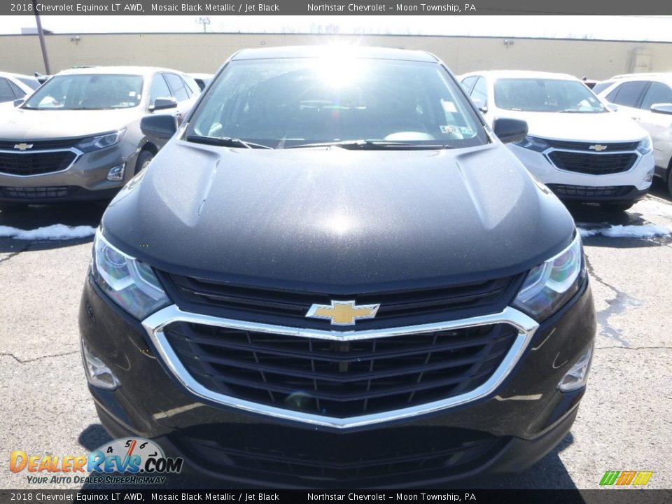 2018 Chevrolet Equinox LT AWD Mosaic Black Metallic / Jet Black Photo #7