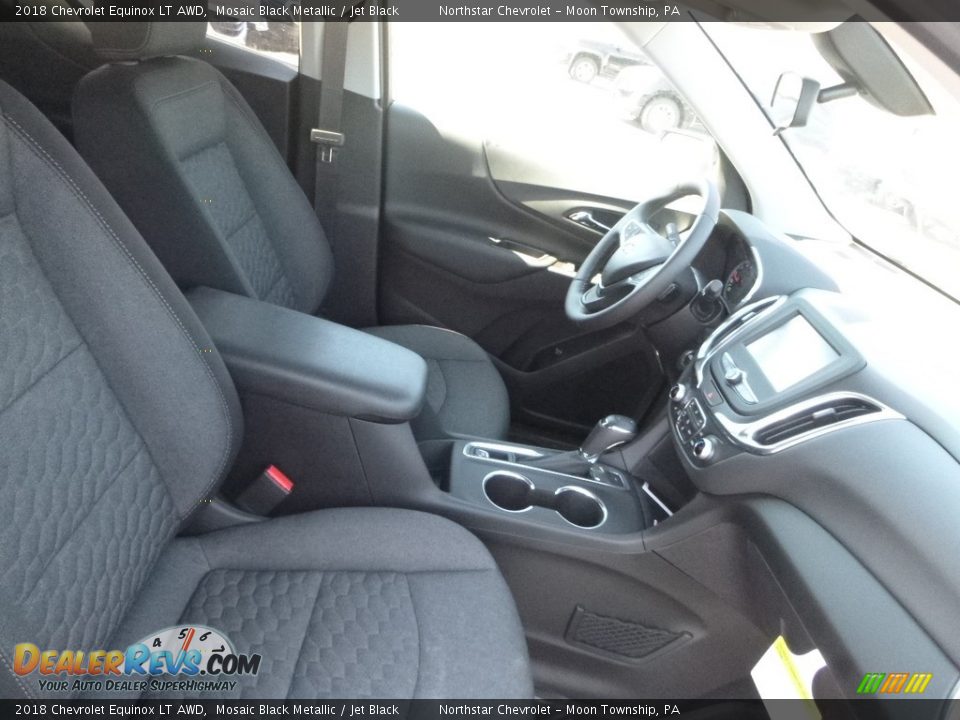 2018 Chevrolet Equinox LT AWD Mosaic Black Metallic / Jet Black Photo #9