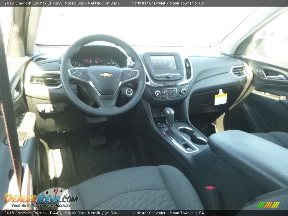 2018 Chevrolet Equinox LT AWD Mosaic Black Metallic / Jet Black Photo #13