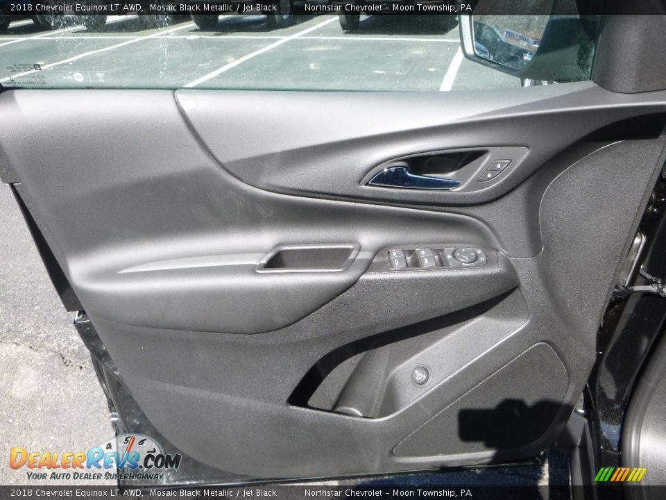 2018 Chevrolet Equinox LT AWD Mosaic Black Metallic / Jet Black Photo #14