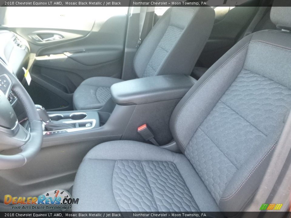 2018 Chevrolet Equinox LT AWD Mosaic Black Metallic / Jet Black Photo #15
