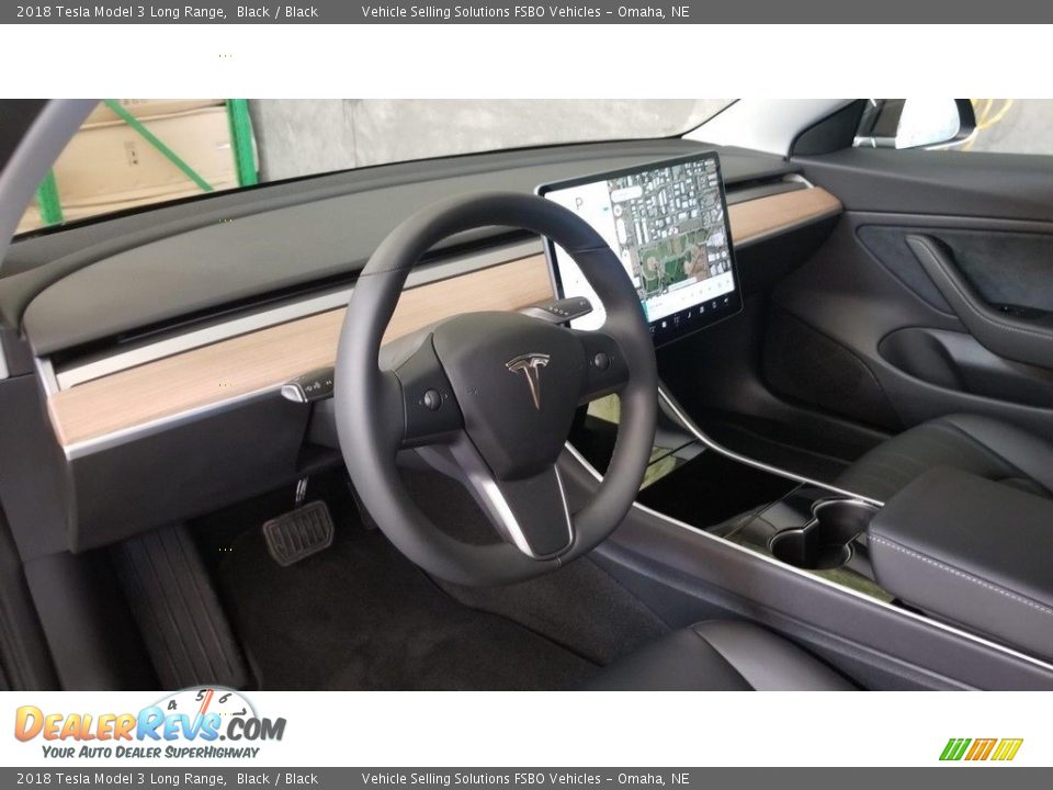 Black Interior - 2018 Tesla Model 3 Long Range Photo #7