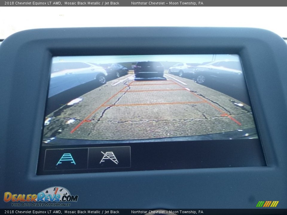 2018 Chevrolet Equinox LT AWD Mosaic Black Metallic / Jet Black Photo #18