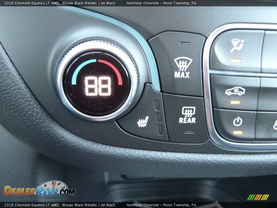 2018 Chevrolet Equinox LT AWD Mosaic Black Metallic / Jet Black Photo #19