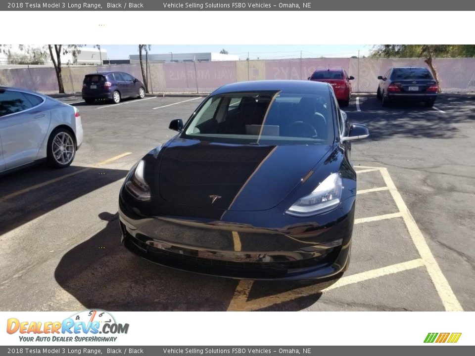 2018 Tesla Model 3 Long Range Black / Black Photo #20